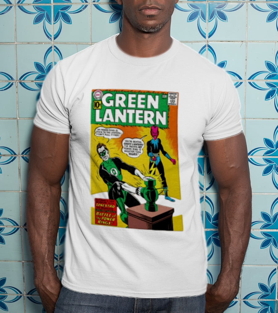 Green Lantern Sinestro Battle Of The Power Rings Comic Cover DC Comics T-Shirt