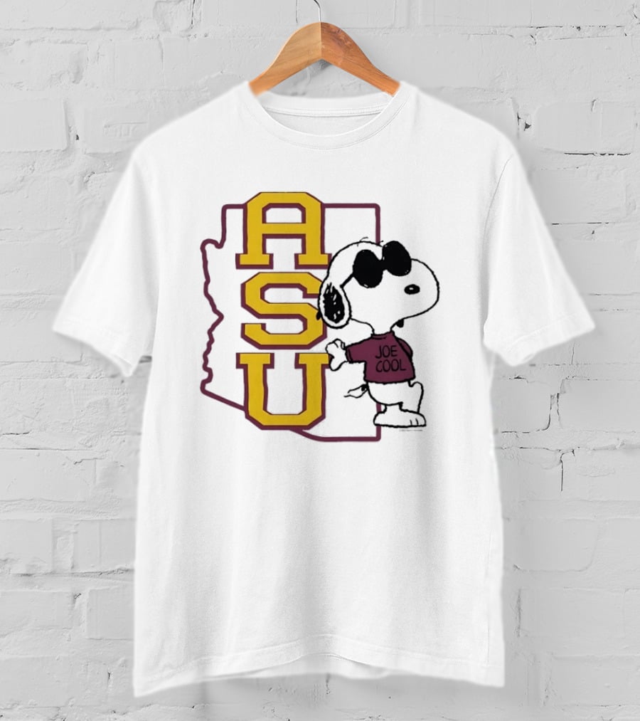 ASU Joe Cool Snoopy Arizona State University T-Shirt