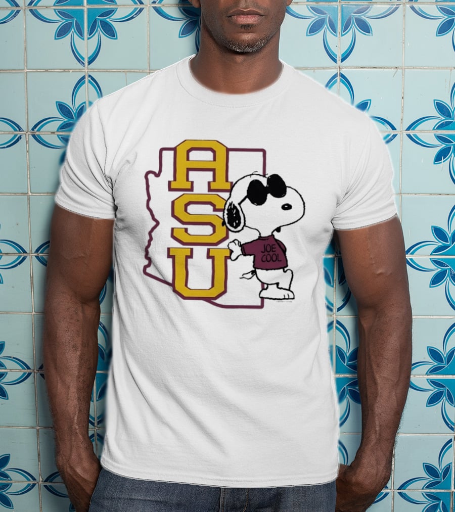 ASU Joe Cool Snoopy Arizona State University T-Shirt