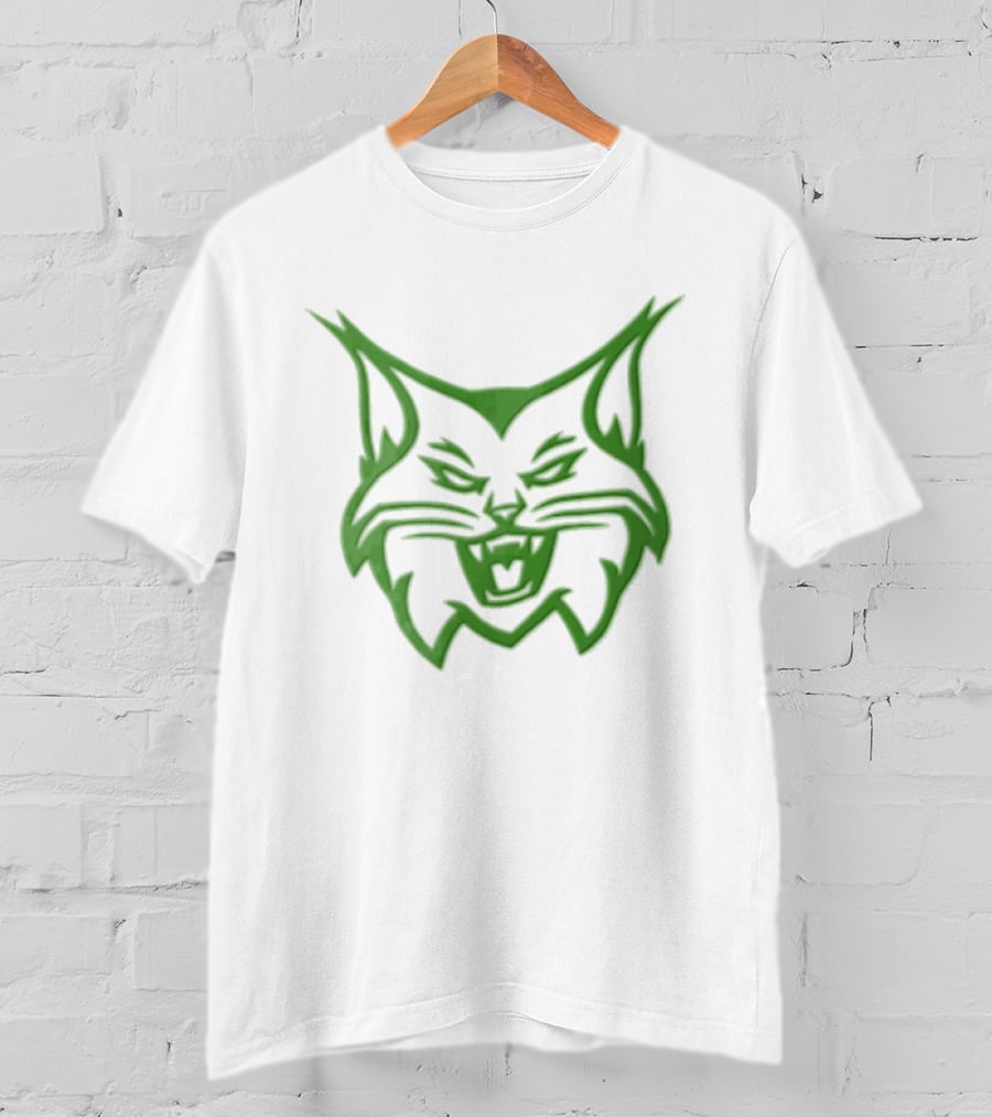 Kentucky Wildcats NCAA Green Snarling Cat Head T-Shirt