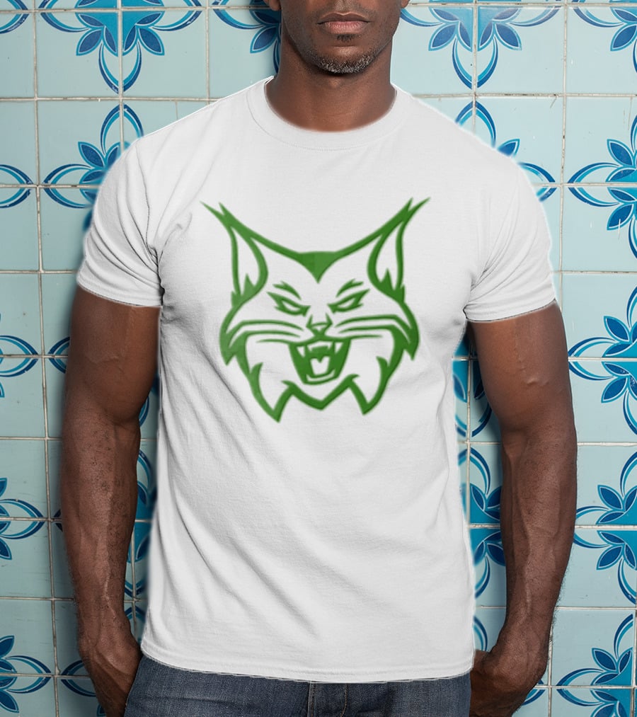Kentucky Wildcats NCAA Green Snarling Cat Head T-Shirt