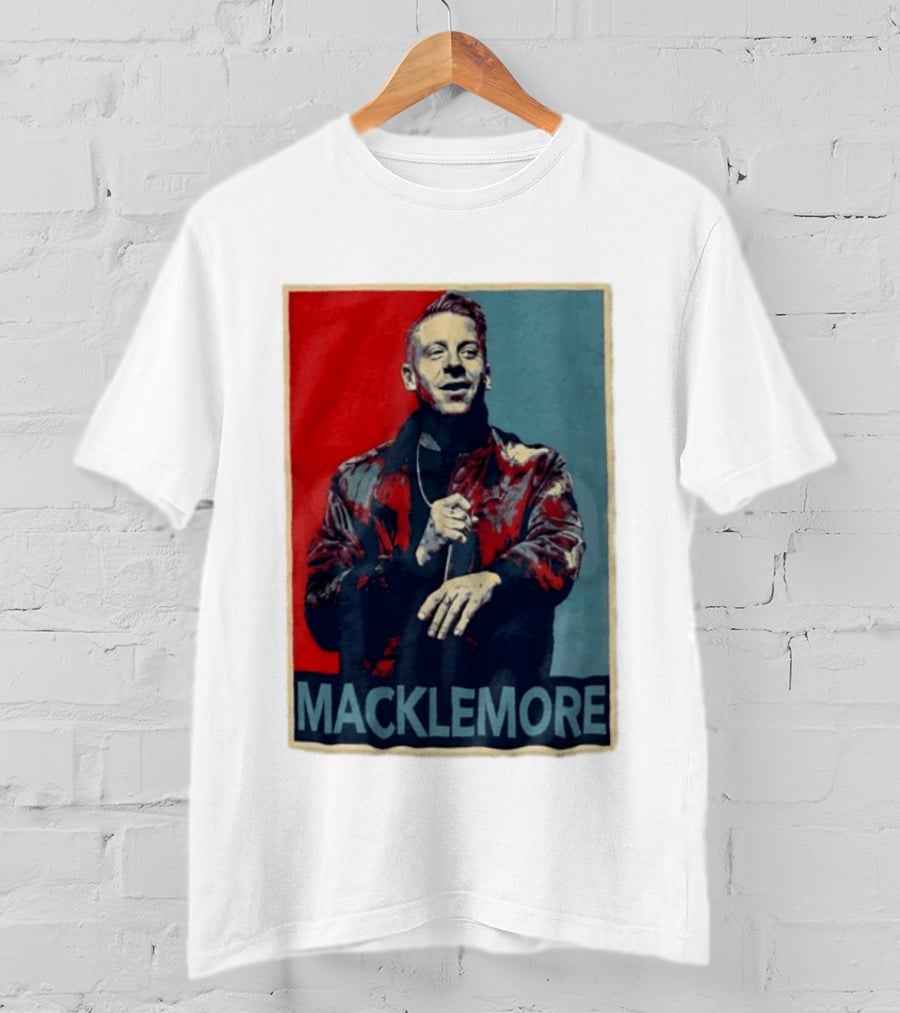 Macklemore Music Icon Red Blue T-Shirt