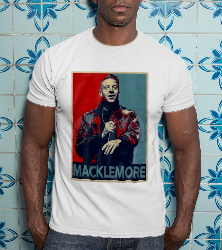 Macklemore Music Icon Red Blue T-Shirt