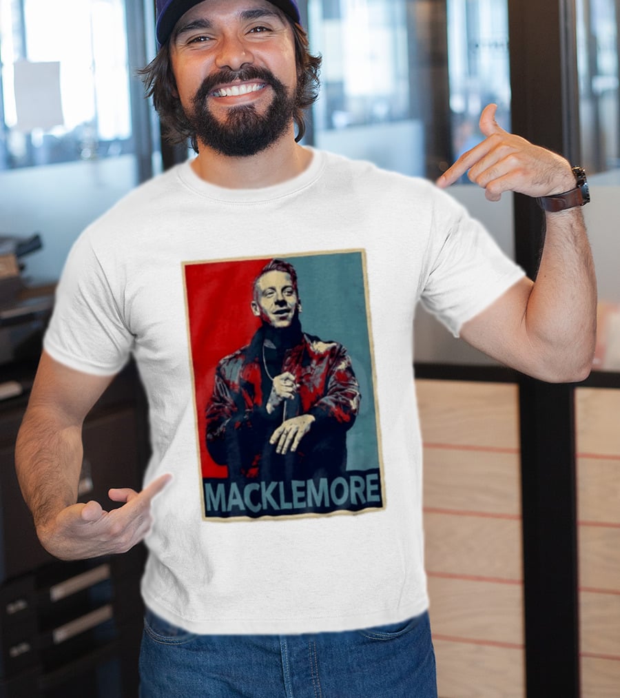 Macklemore Music Icon Red Blue T-Shirt