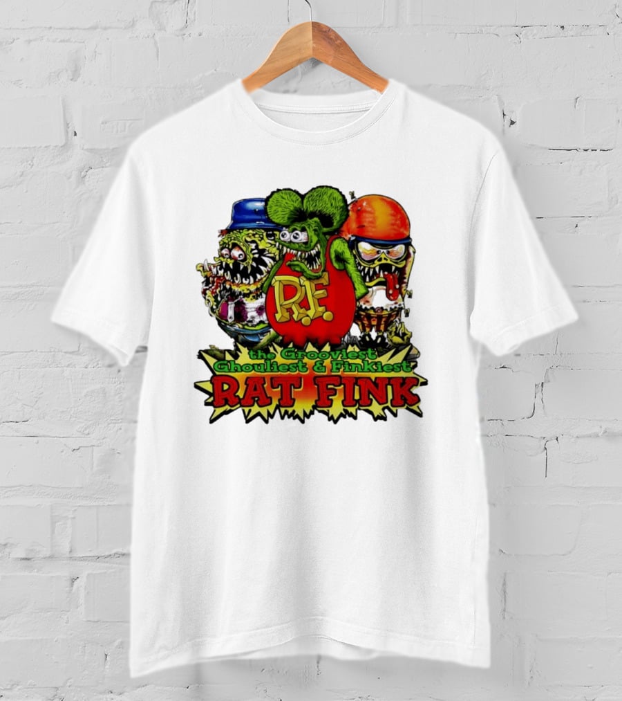 Grooviest Ghouliest Finkiest Rat Fink R.F. T-Shirt