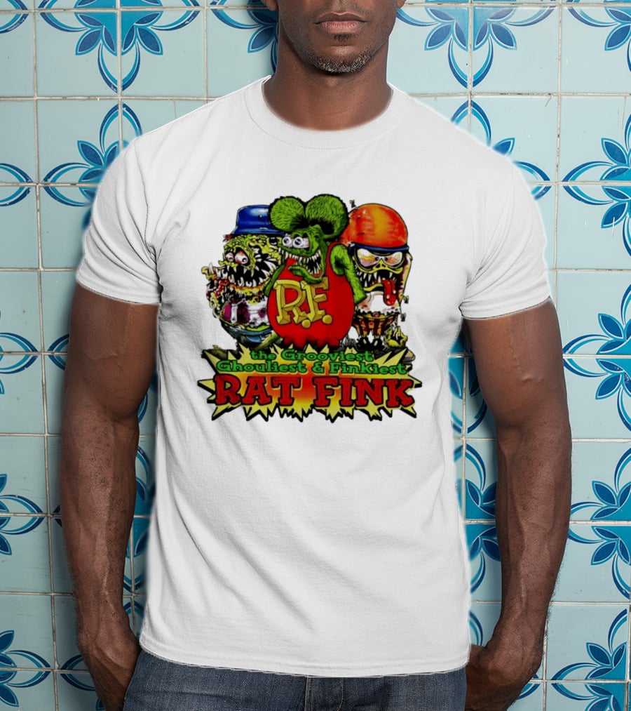 Grooviest Ghouliest Finkiest Rat Fink R.F. T-Shirt