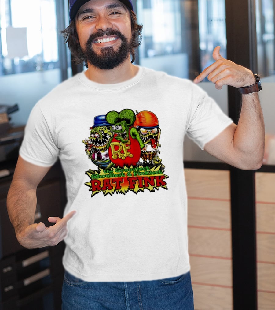 Grooviest Ghouliest Finkiest Rat Fink R.F. T-Shirt
