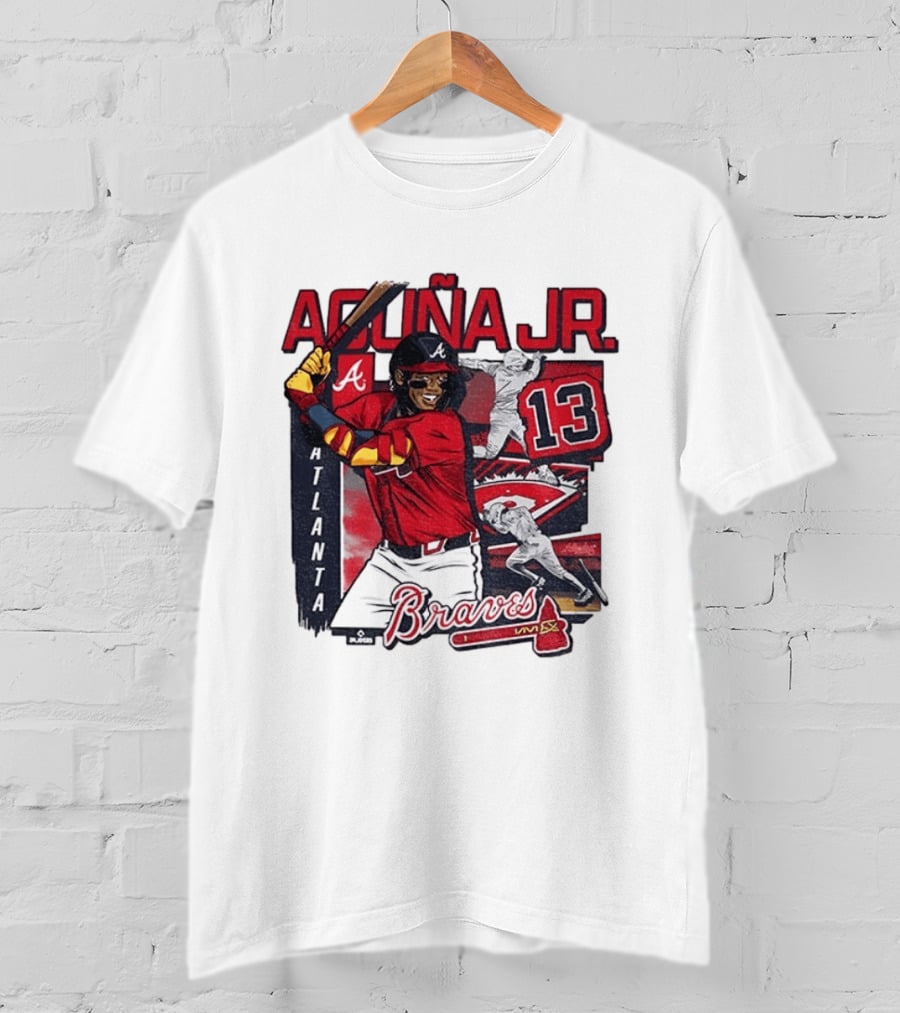 Acuña Jr. Atlanta Braves 13 Baseball Player MLB T-Shirt
