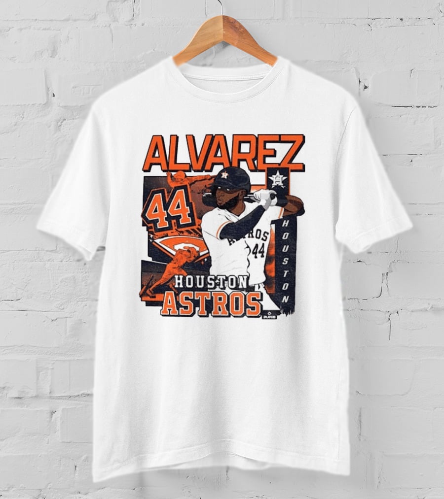 Yordan Alvarez 44 Houston Astros Player Edition MLB T-Shirt