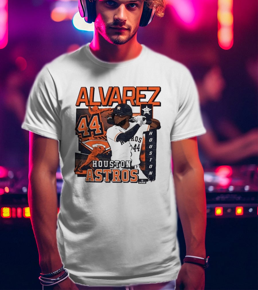 Yordan Alvarez 44 Houston Astros Player Edition MLB T-Shirt
