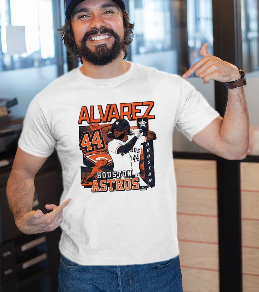 Yordan Alvarez 44 Houston Astros Player Edition MLB T-Shirt
