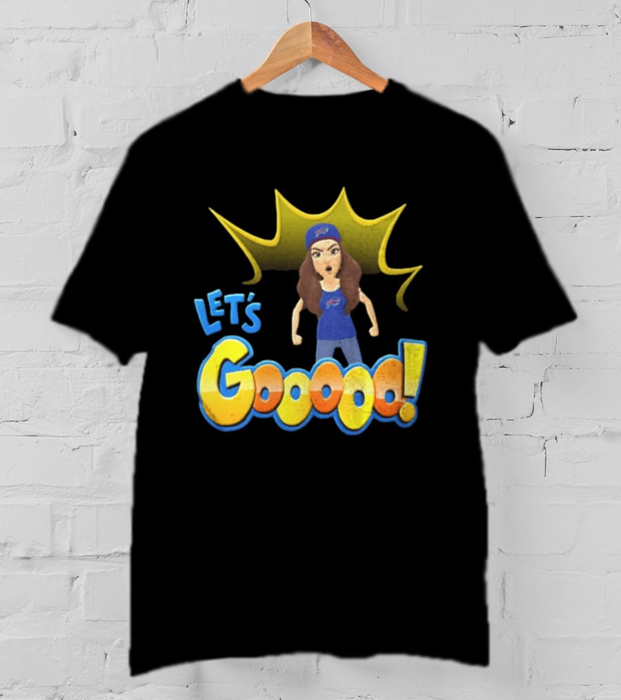 Buffalo Bills Let's Gooooo Football Enthusiast Team Spirit T-Shirt