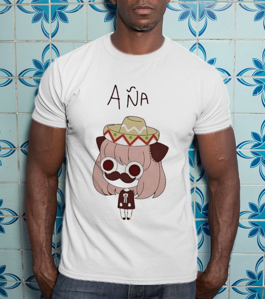 Aña Anya Forger Meme Sombrero Mustache T-Shirt