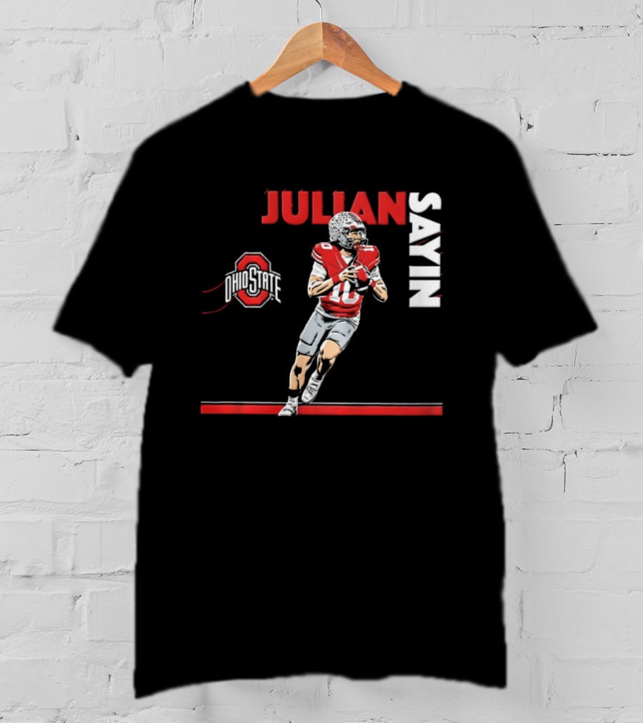 Ohio State Buckeyes Football 2026 Julian Sayin Neon Nights T-Shirt