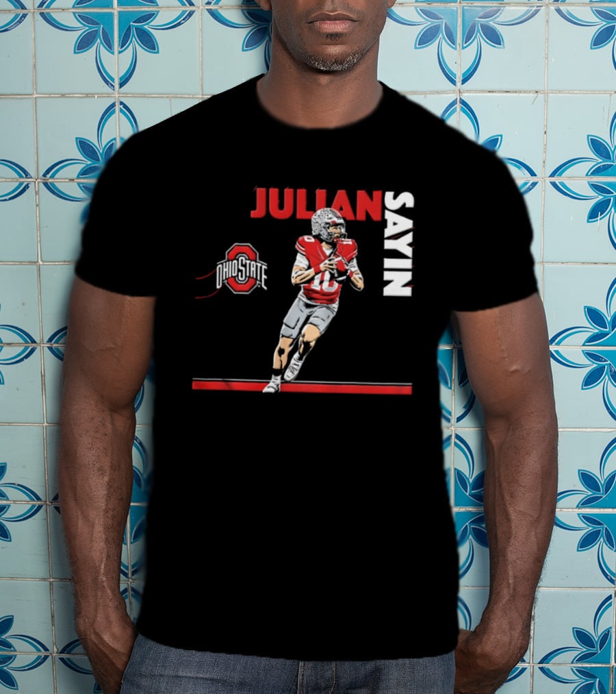 Ohio State Buckeyes Football 2026 Julian Sayin Neon Nights T-Shirt