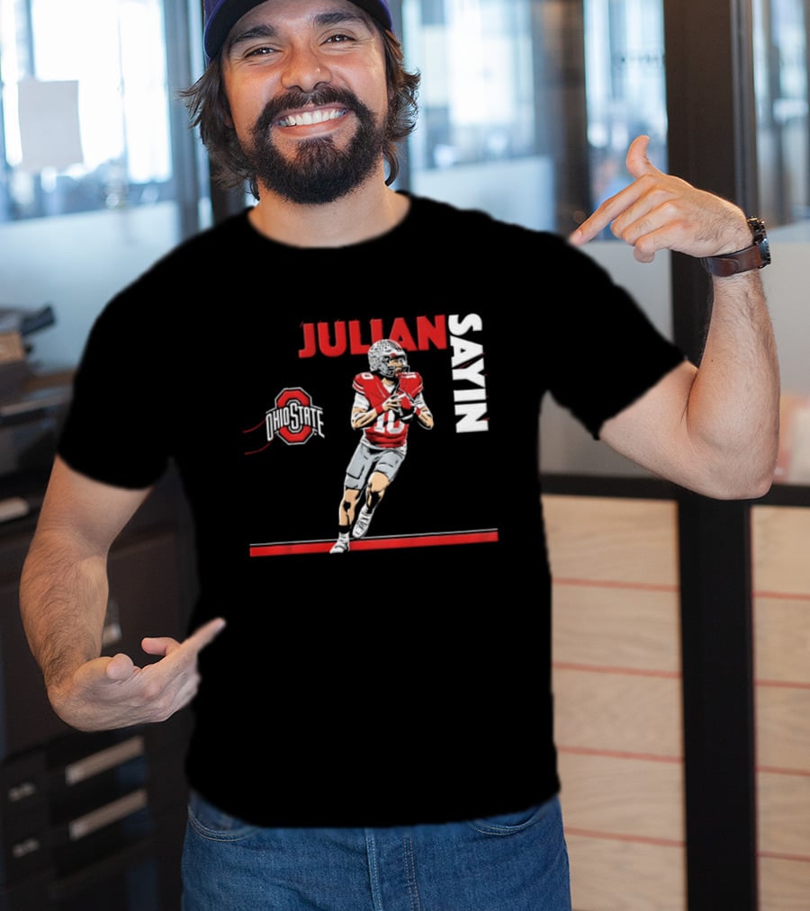 Ohio State Buckeyes Football 2026 Julian Sayin Neon Nights T-Shirt