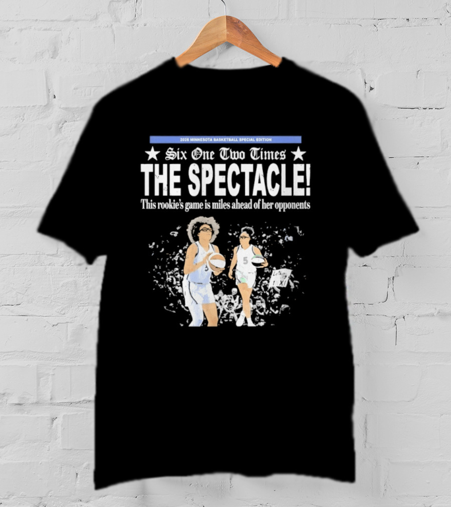 2026 Minnesota Basketball Special Edition Six One Two Times The Spectacle Rookie Game T-Shirt
