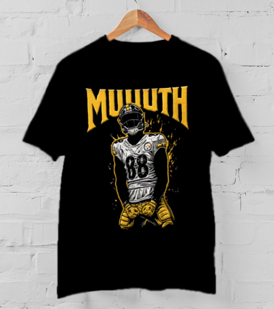 MUUTH Pat Freiermuth 88 Pittsburgh Steelers T-Shirt