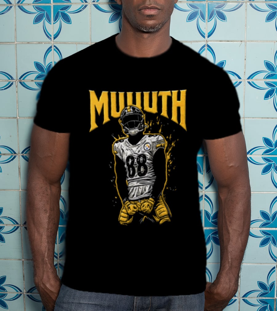 MUUTH Pat Freiermuth 88 Pittsburgh Steelers T-Shirt