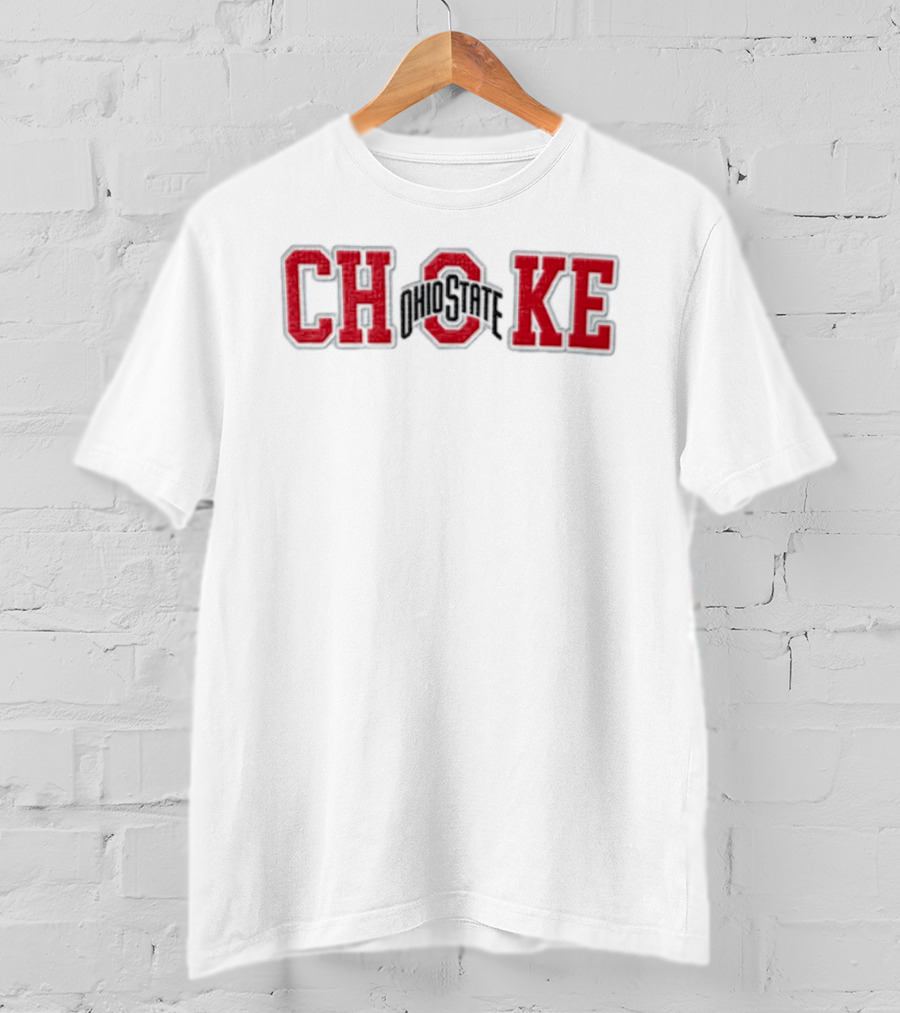 Ohio State Buckeyes CH OKE Parody Football T-Shirt