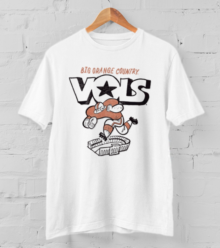 Big Orange Country Vols Football Neyland Stadium Tennessee Volunteers T-Shirt