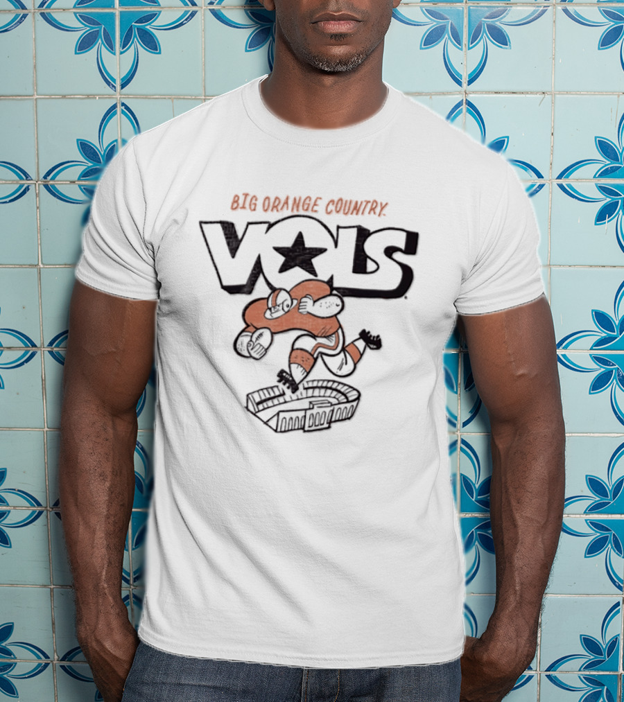 Big Orange Country Vols Football Neyland Stadium Tennessee Volunteers T-Shirt