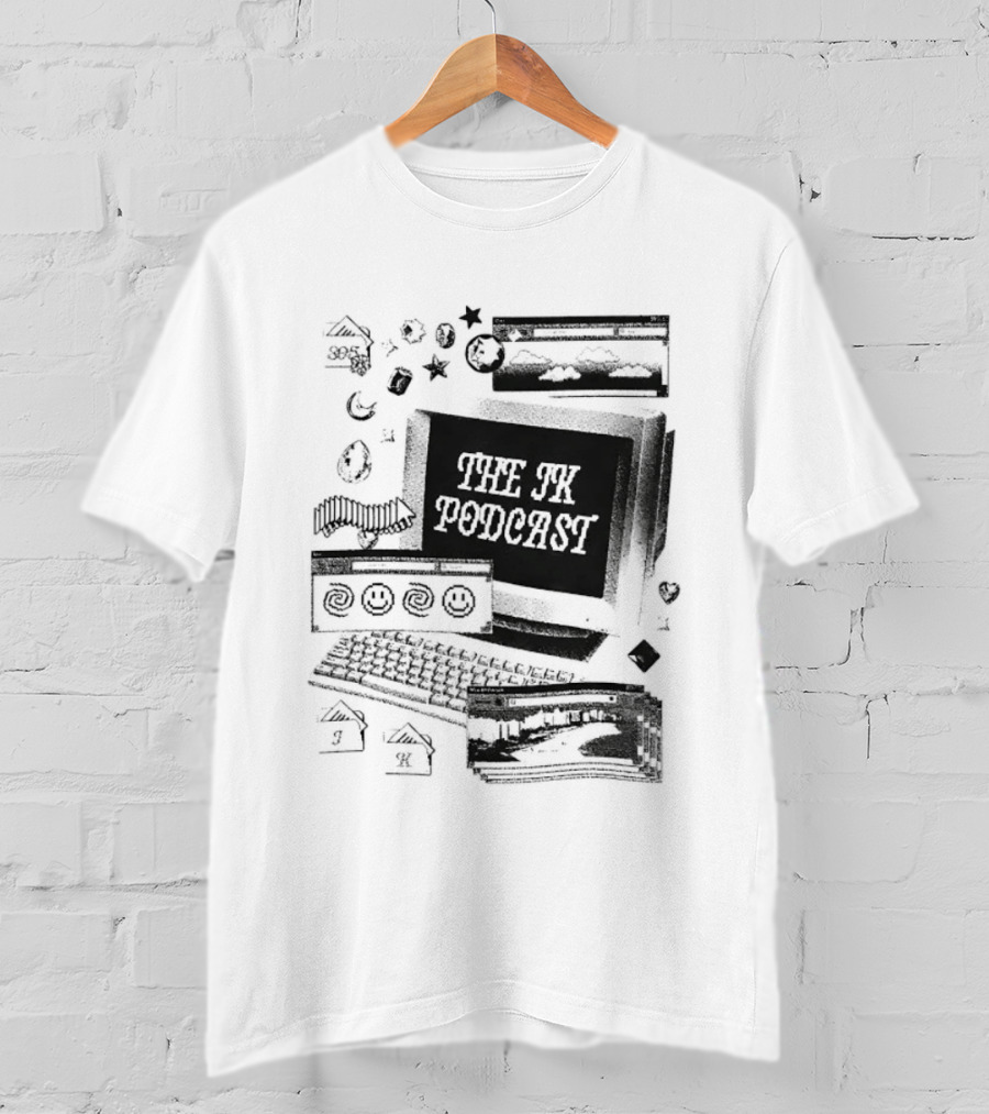 The JK Podcast 305 Computer Y2K Nostalgia Vintage Tech T-Shirt