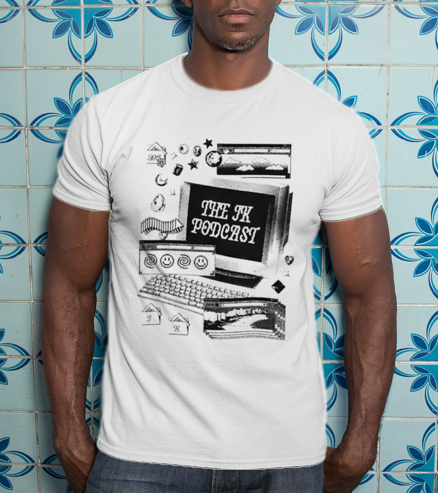 The JK Podcast 305 Computer Y2K Nostalgia Vintage Tech T-Shirt