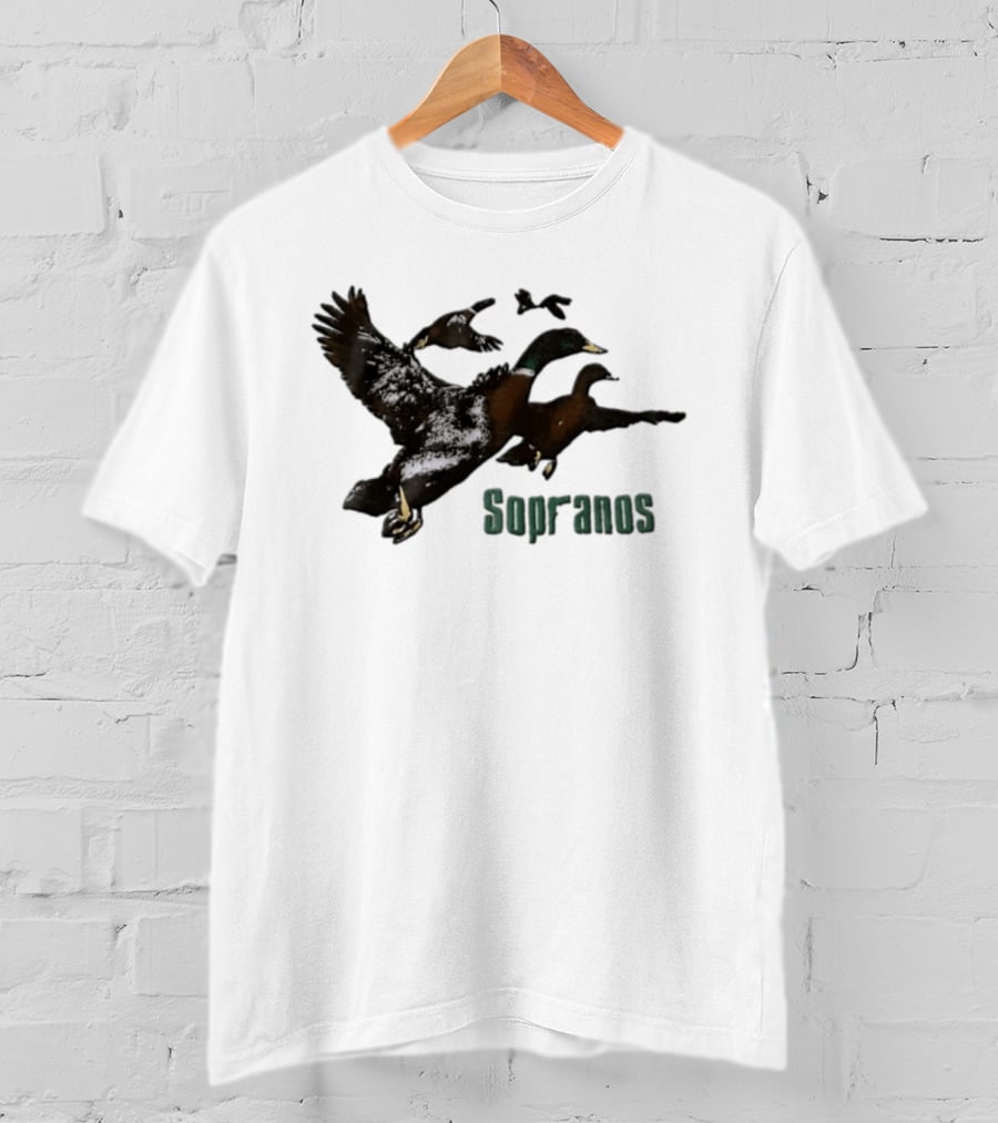 Sopranos Ducks Flying Scene Iconic TV Show Moment T-Shirt