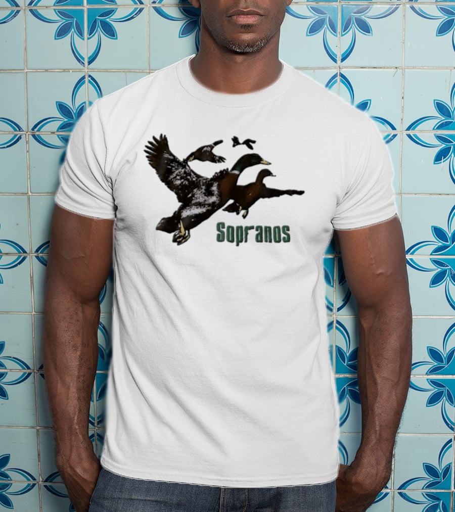 Sopranos Ducks Flying Scene Iconic TV Show Moment T-Shirt