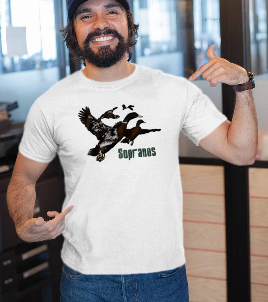 Sopranos Ducks Flying Scene Iconic TV Show Moment T-Shirt