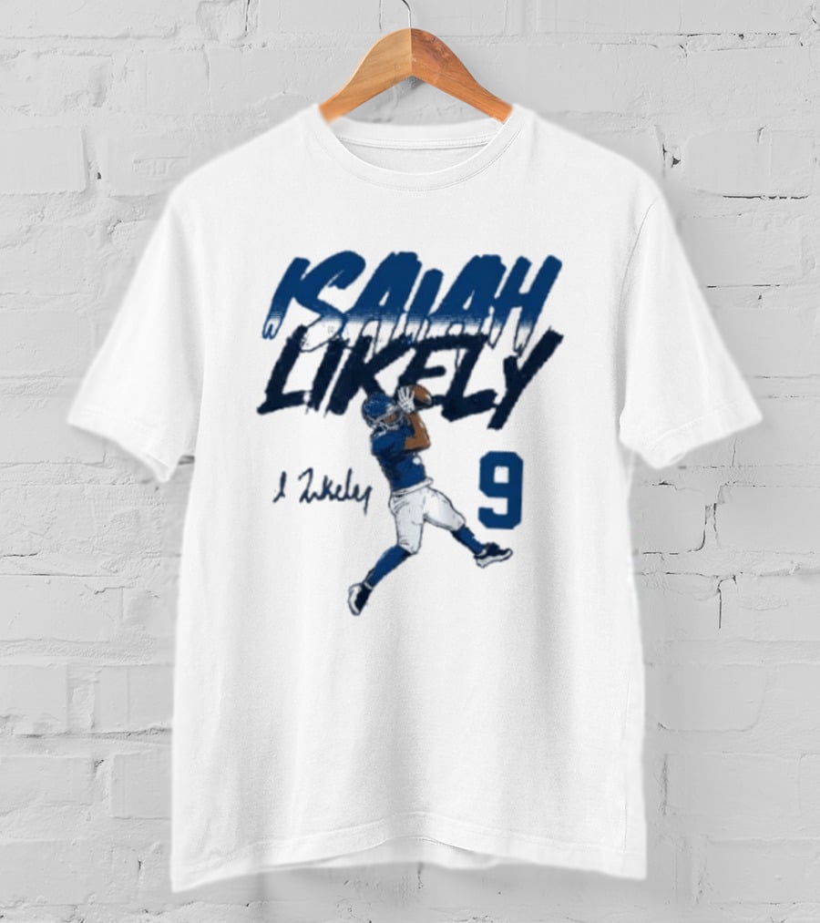 Isaiah Likely Catch Pose 9 New York Giants T-Shirt