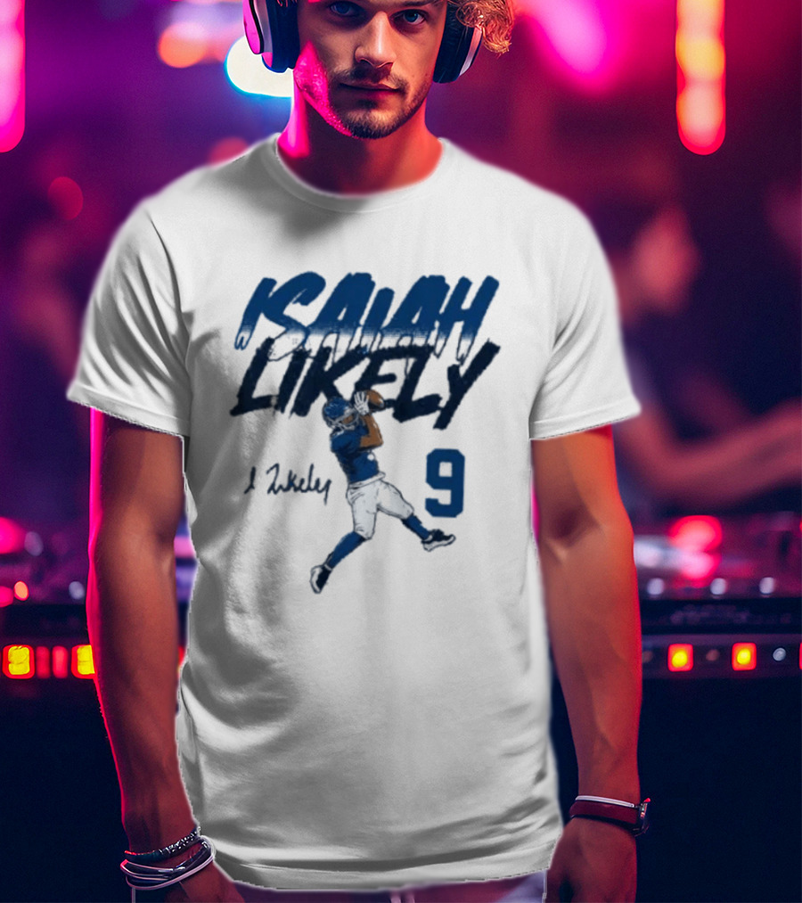 Isaiah Likely Catch Pose 9 New York Giants T-Shirt