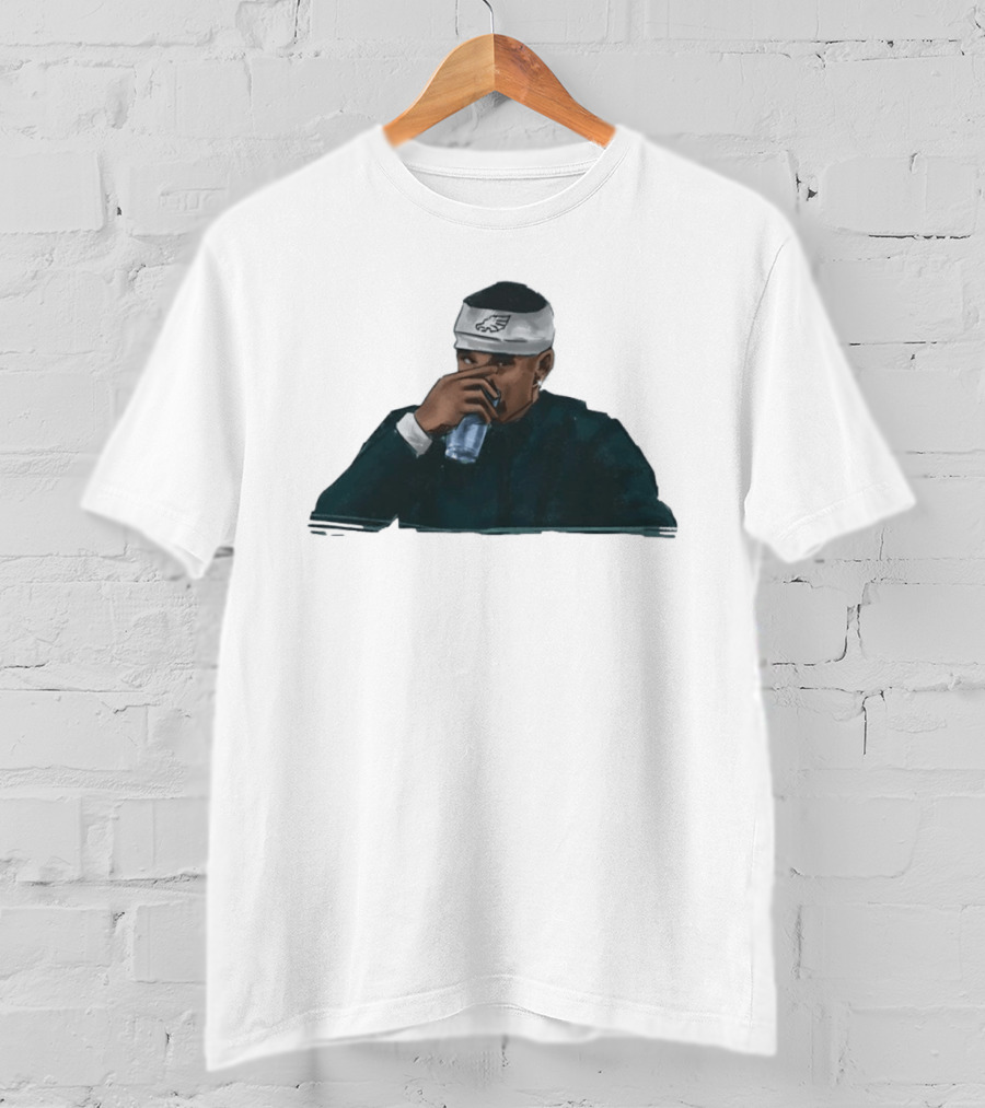Philadelphia Eagles Jalen Hurts Hydration Headband T-Shirt