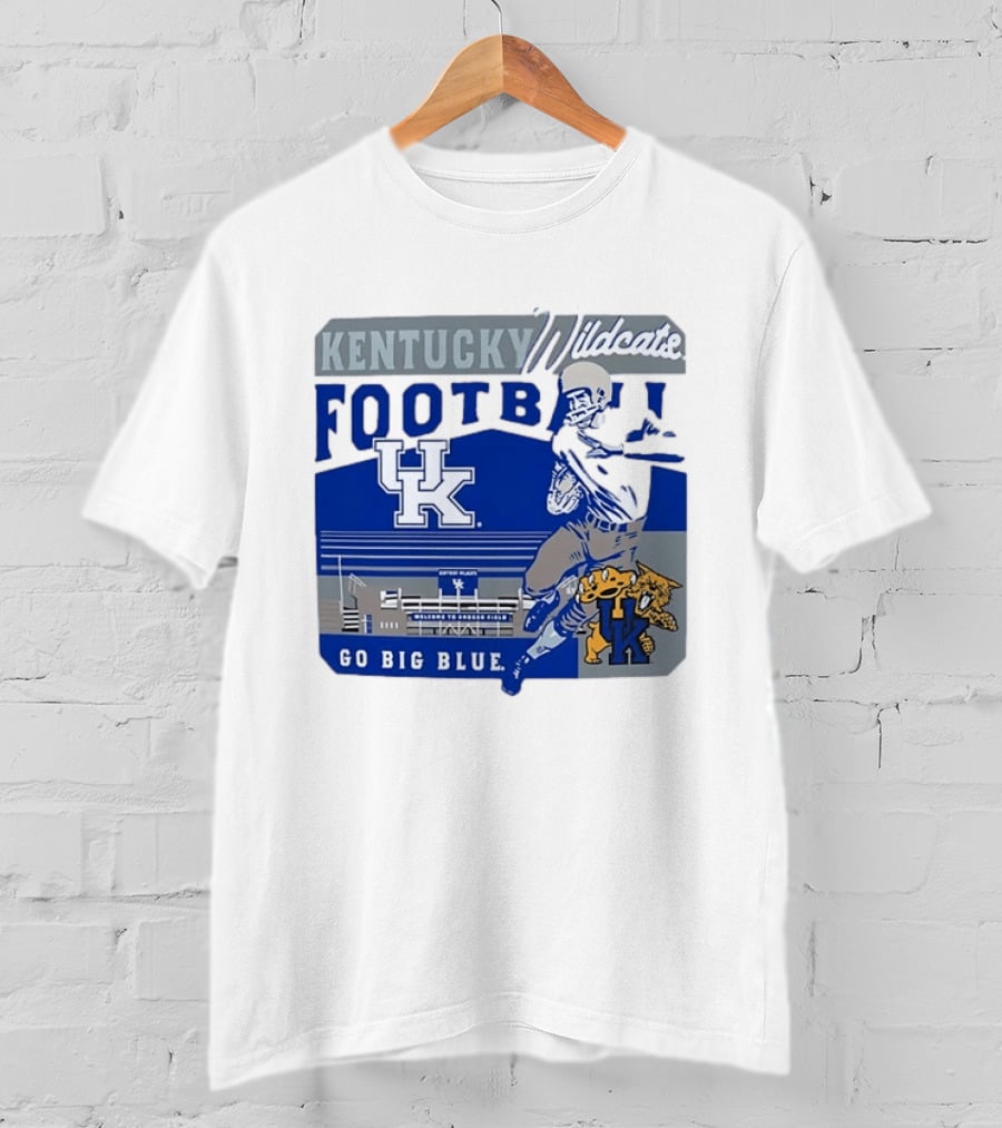 Kentucky Wildcats Football Go Big Blue Kroger Field UK Wildcats T-Shirt