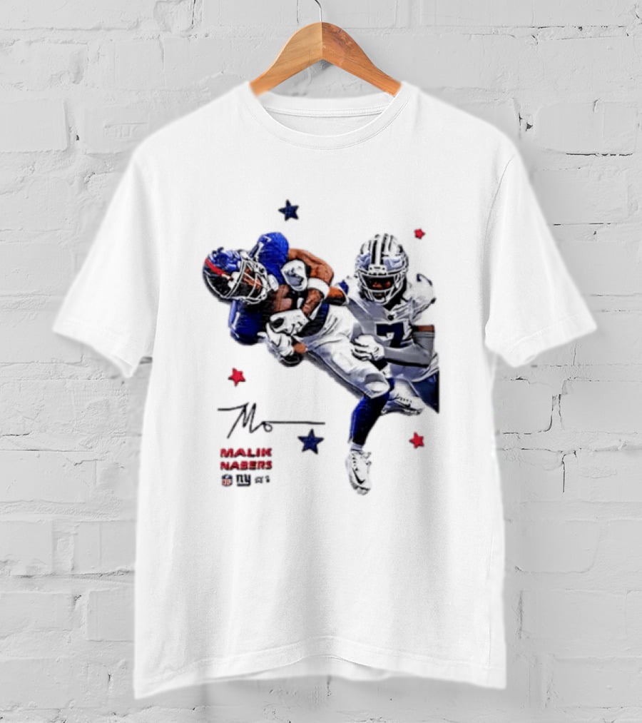 Malik Nabers New York Giants Cowboys Matchup Highlight T-Shirt