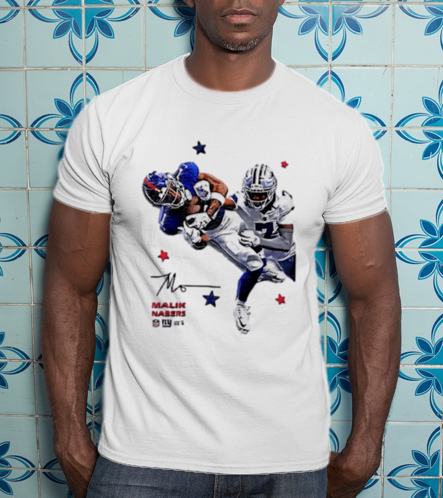 Malik Nabers New York Giants Cowboys Matchup Highlight T-Shirt