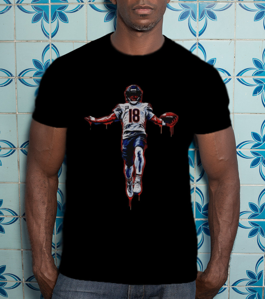 Chicago Bears Caleb Williams Number 18 Football Legend T-Shirt
