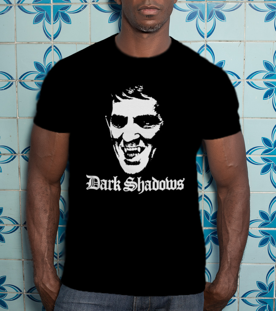 Dark Shadows Barnabas Collins Vampire Face Iconic Series T-Shirt