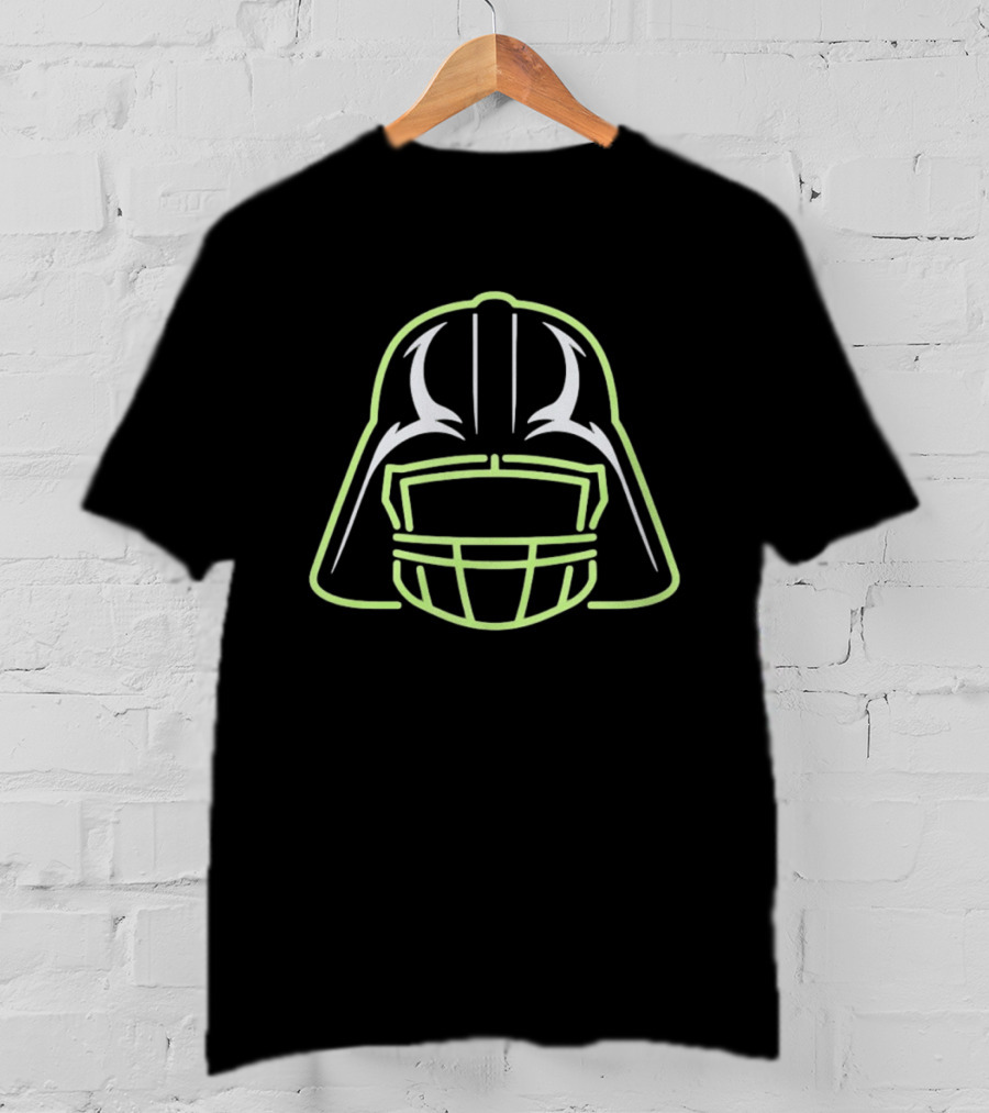 Darth Vader Seattle Seahawks Football Helmet T-Shirt