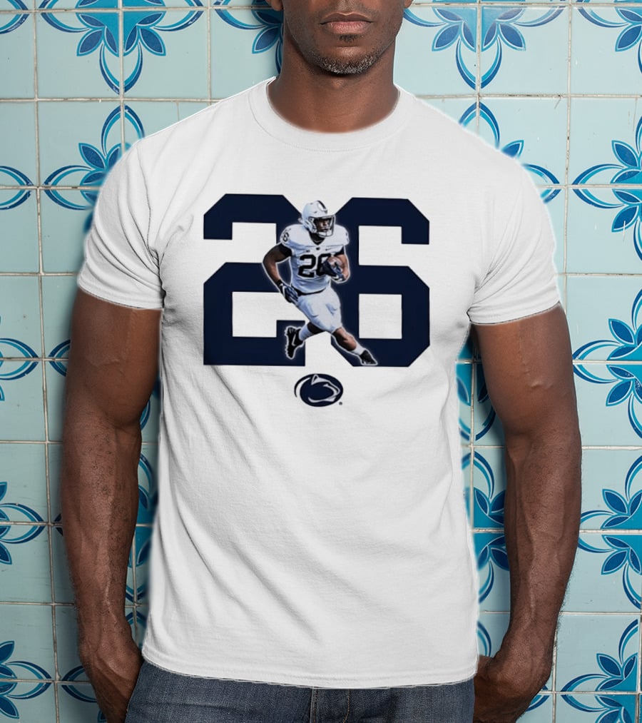 Penn State Nittany Lions Saquon Barkley Number 26 Football Player T-Shirt