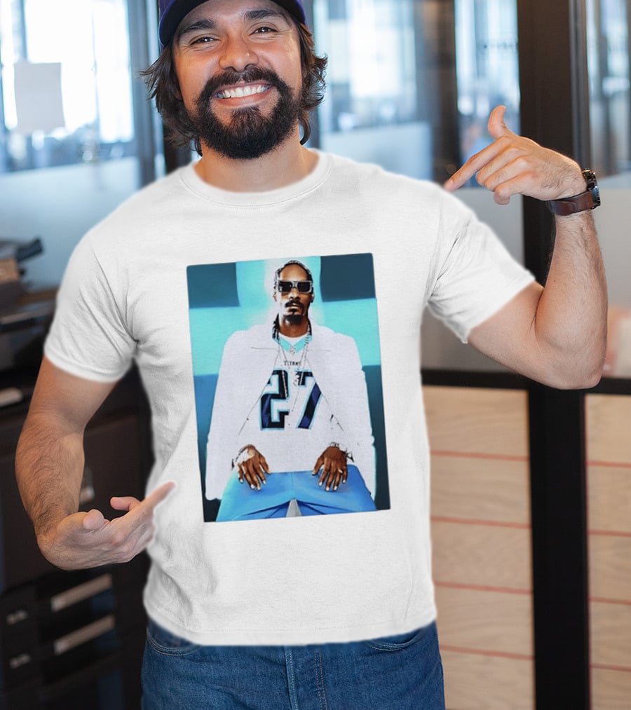 Tennessee Titans 27 Jersey Worn By Snoop Dogg T-Shirt