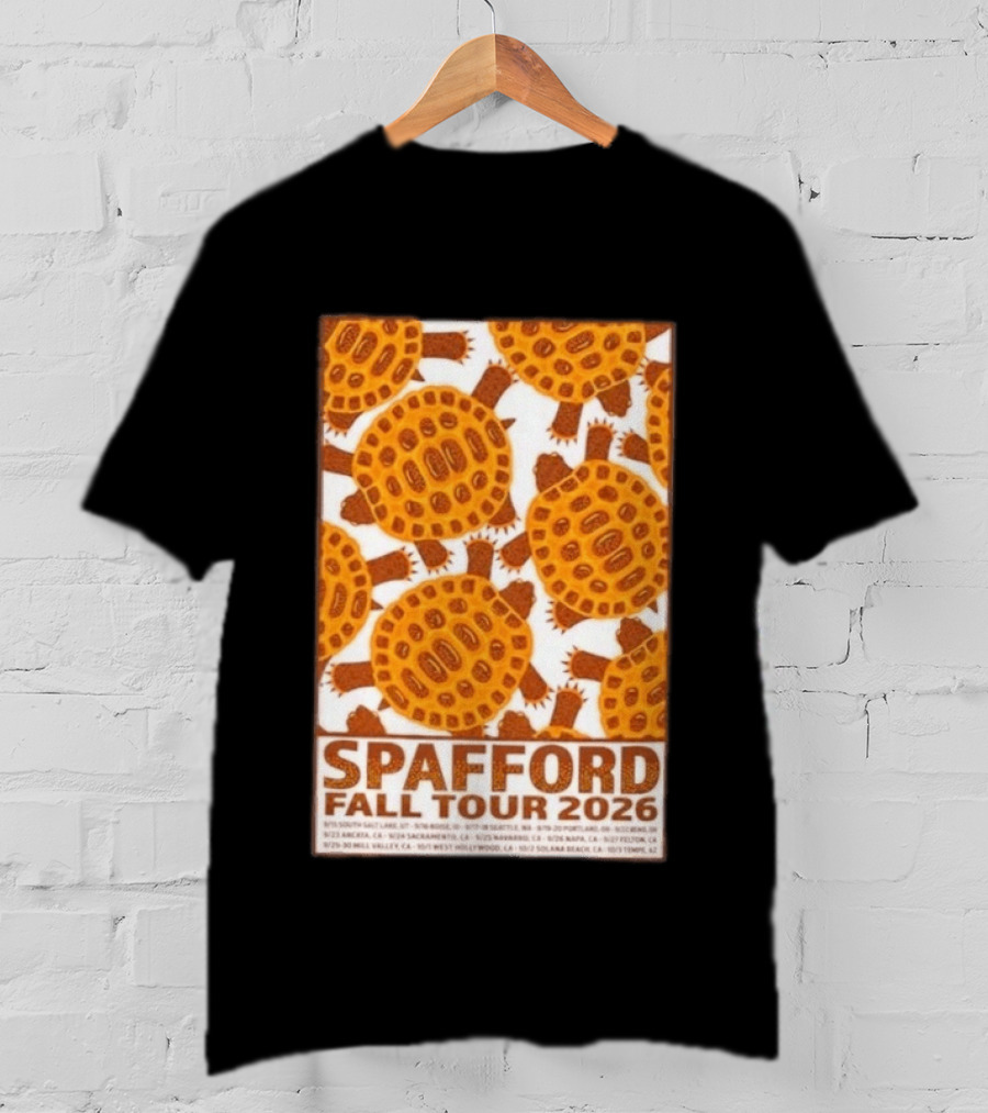 Spafford Fall Tour 2026 Turtles And Tour Dates T-Shirt