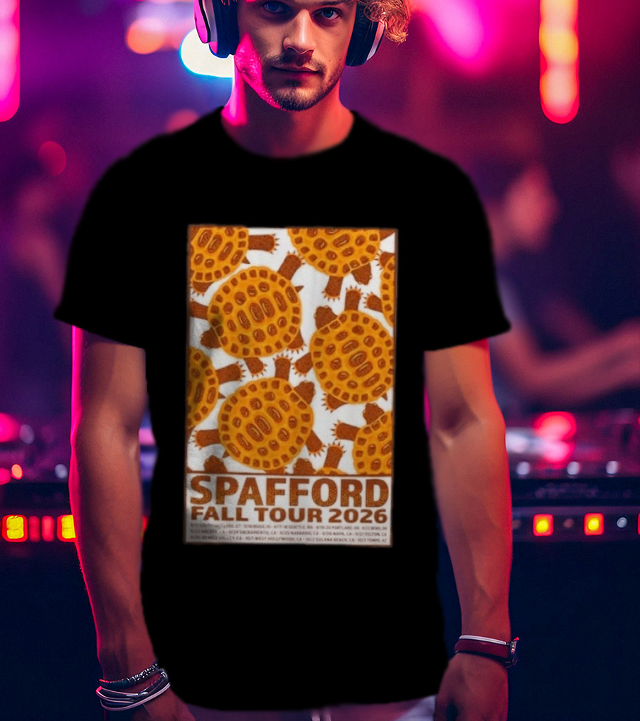 Spafford Fall Tour 2026 Turtles And Tour Dates T-Shirt