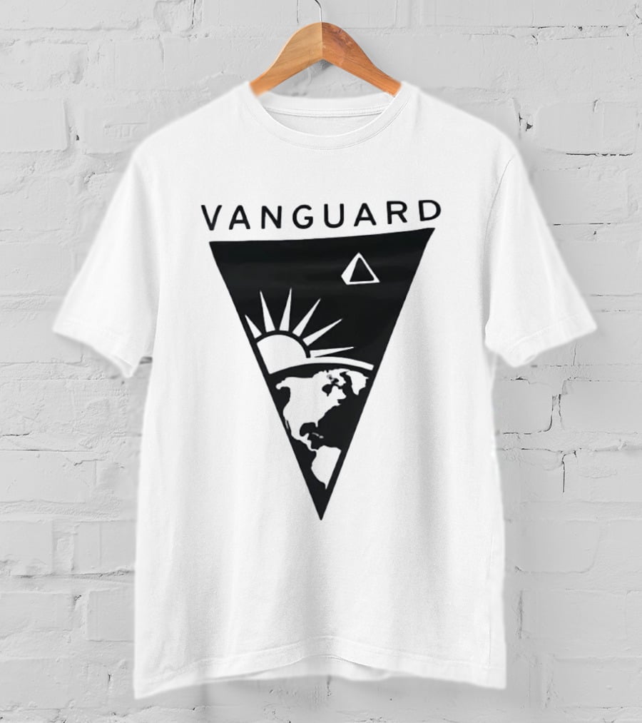 Vanguard Earth Sun Triangle Minimalist Earth Sun T-Shirt