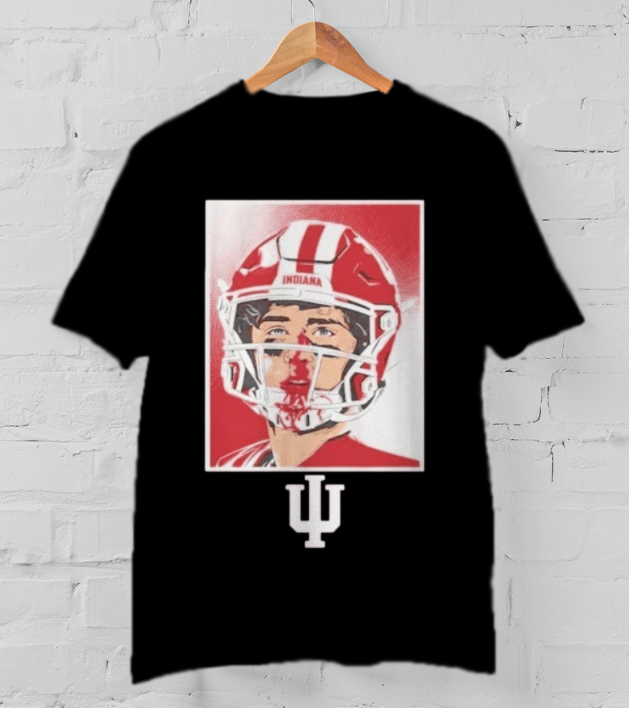 Josh Hoover Indiana Hoosiers Football Bloody Face T-Shirt