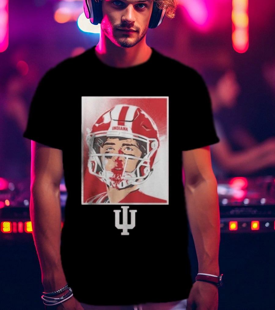 Josh Hoover Indiana Hoosiers Football Bloody Face T-Shirt