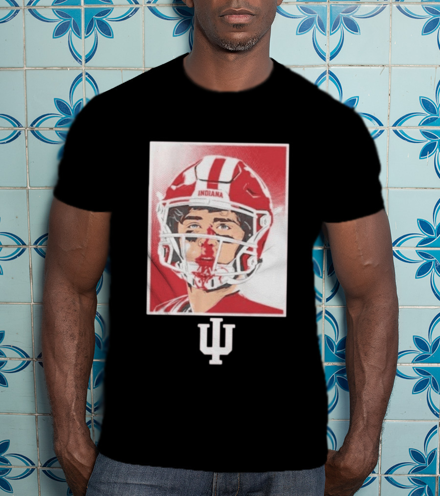 Josh Hoover Indiana Hoosiers Football Bloody Face T-Shirt