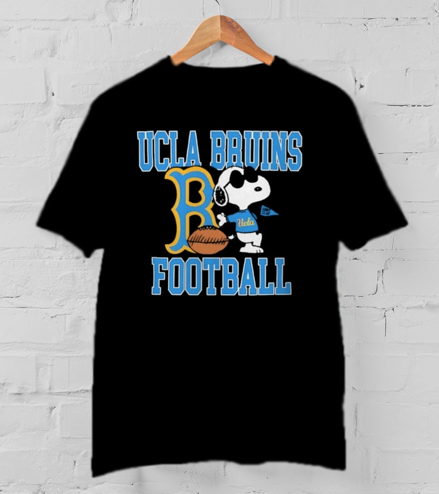 UCLA Bruins Football Snoopy Peanuts Eight Clap T-Shirt