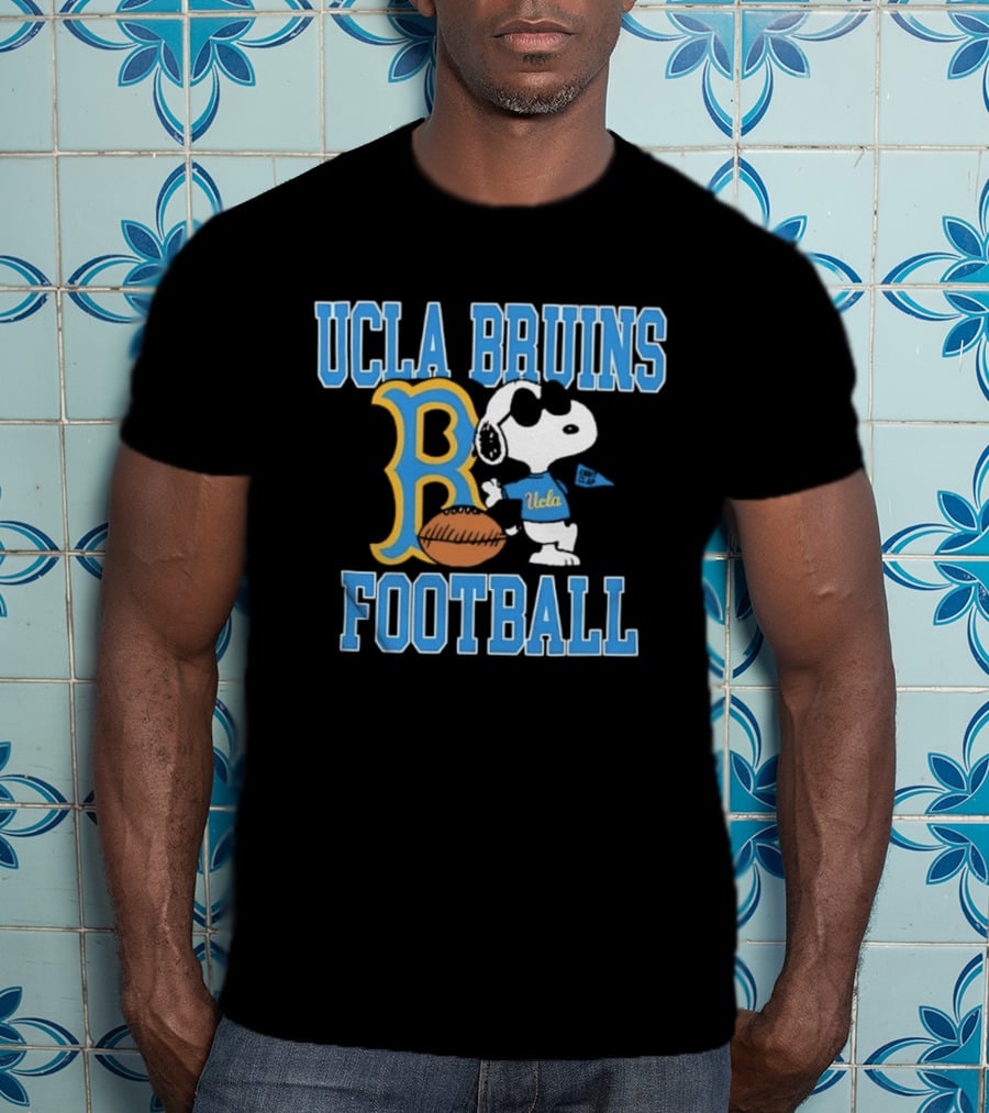 UCLA Bruins Football Snoopy Peanuts Eight Clap T-Shirt
